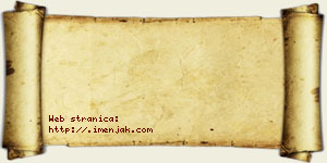 Andjelina Erak vizit kartica